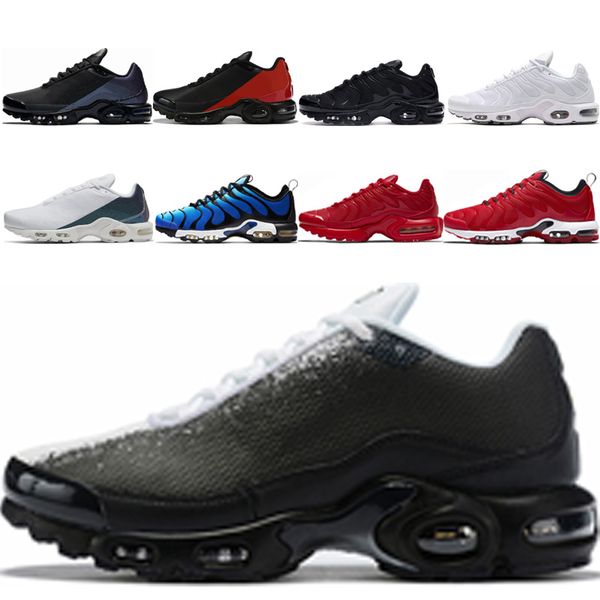 

sale men women running shoes tn plus spray paint bred fade blue pink black crimson frequency pack sports sneakers chaussures trainers