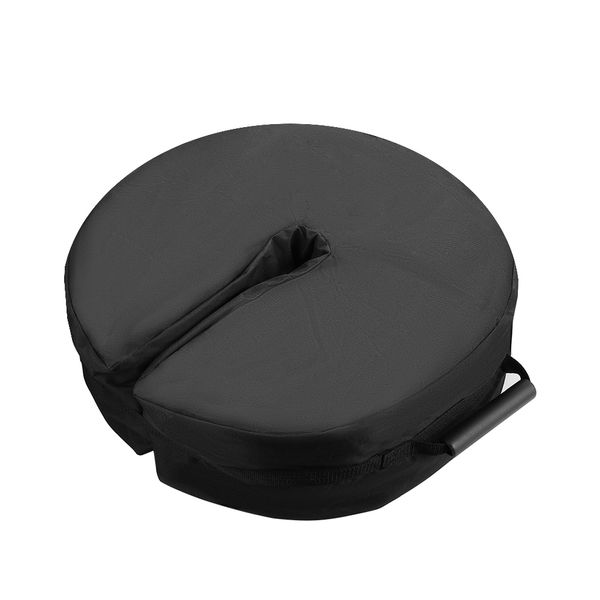 

outdoor patio large opening weight bag round fixing offset umbrella base tent