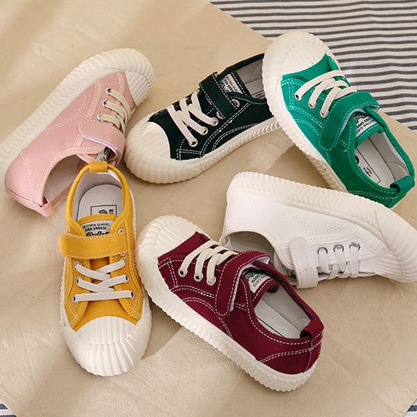 

2020 новой мода холст обуви детских кроссовок мальчики кроссовок девочки обувь размер 24-35, Black