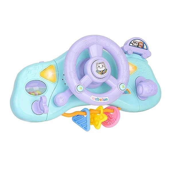 

simulated driving steering wheel kids toys electric musical children gift