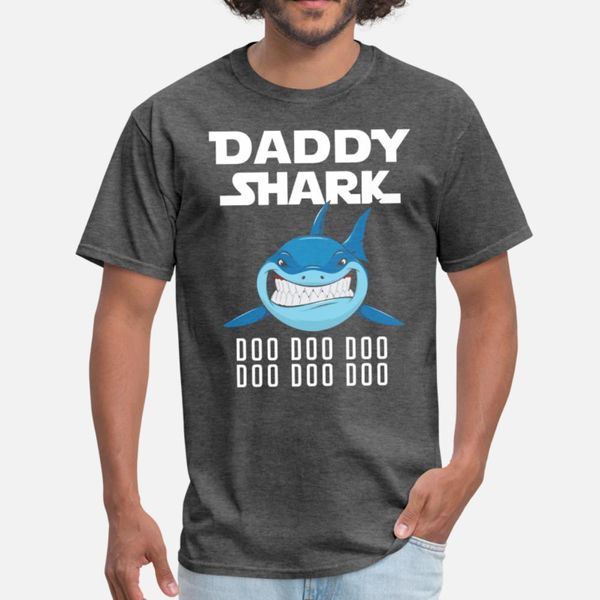 

daddy shark t shirt men personalized 100% cotton s-xxxl outfit cute new style spring autumn vintage shirt