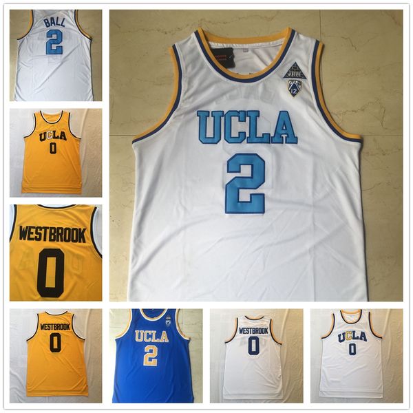 

UCLA Bruins Jersey College Basketball Russell Westbrook Lonzo Ball Zach LaVine Kareem Abdul Jabbar Reggie Miller Bill Walton Kevin Love Blue