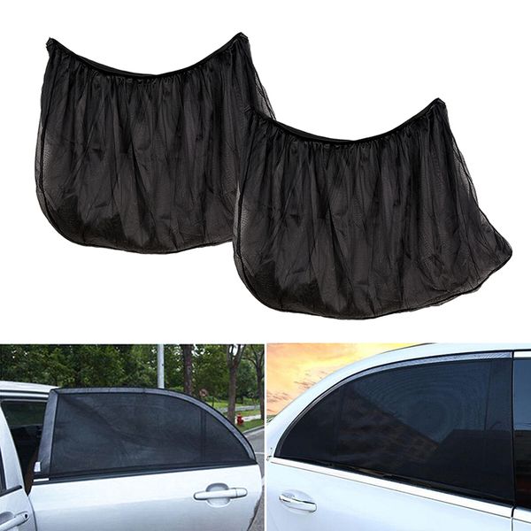 

2pcs car sun shade uv protection for baby car side rear sunshade front window sunshade mesh sun visor summer window film