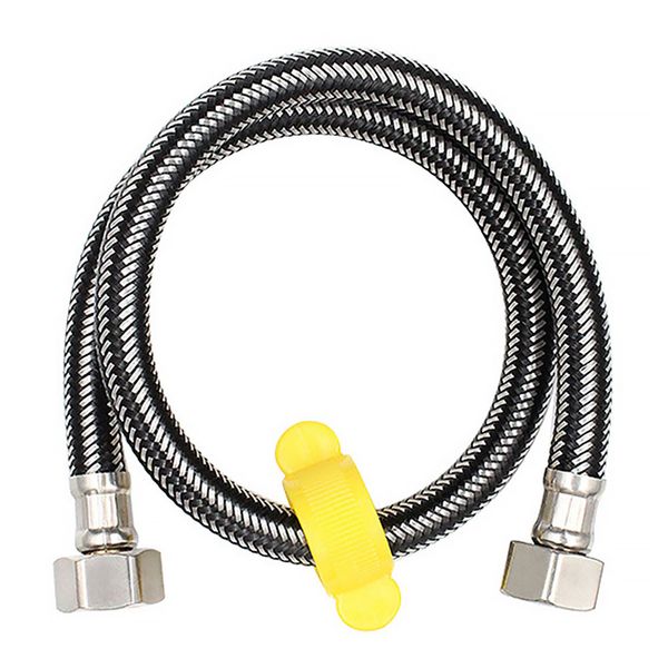 

1/2" sink toilet double-headed hose bathroom stainless steel water heater pipes