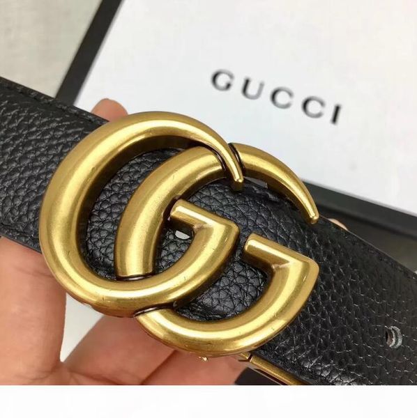 

new european and american fashion trend simple layer of cowhide men's letters buckle long 105cm-125cm a wholesale, Black;brown