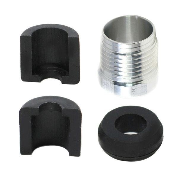 

steering reverse aluminum billet cable lock nut + rubber grommet for seadoo