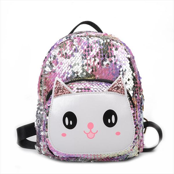 

2019 new 3d sequin kids bag holographic backpack for children laser school bags backpack for boy bags for girls mochila escolar