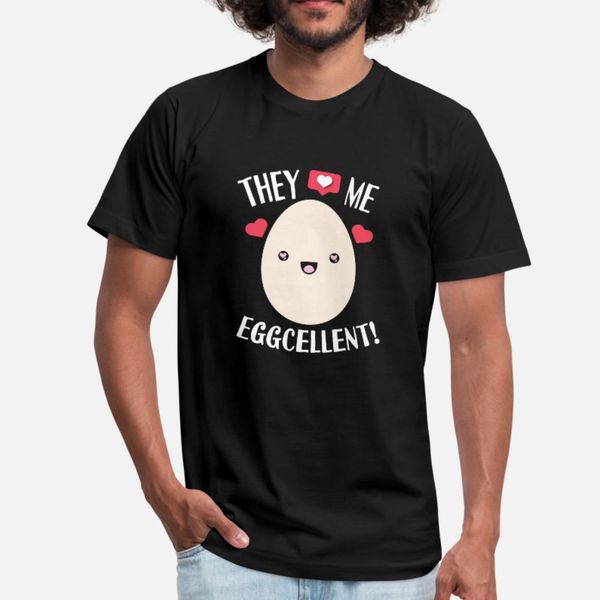 

egg record eggcellent pun kawaii gift t shirt men designing cotton s-3xl basic solid graphic authentic summer style letter shirt