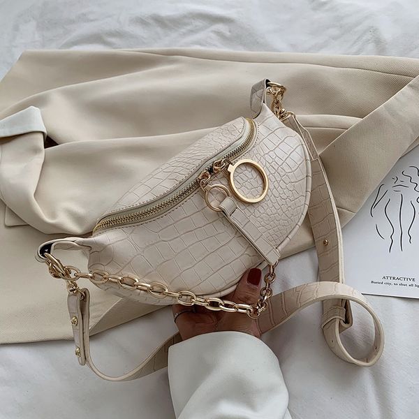 

alligator pattern messenger bag women hobos vintage zipper single shoulder chest pu leather handbag daily travel clutches