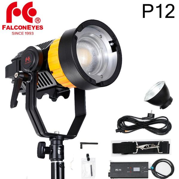 

falcon eyes p12 120w led continuous video light with special effect portable focus adjustable fill lamp for video/p/studio