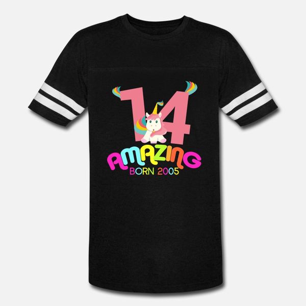 

четырнадцатое празднование дня рождения подарки удивительный с смешного летом 2005 т рубашкой мужчин дизайнером 100% хлопок s-xxxl семьей су