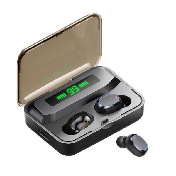 

a2s tws rechargeable wireless bluetooth 5.0 smarts touch 8d heavy bass earphone
