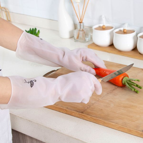 

magic silicone dish washing gloves laundry waterproof non-slip wear-resistant and durable cleaning gloves kitchen cleaning tool