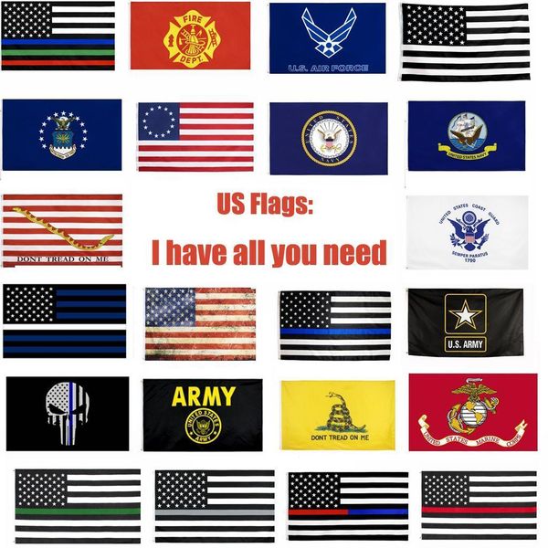 

usa flags us army banner airforce marine corp navy ross flag dont tread on me flags thin xxx line flag dha903