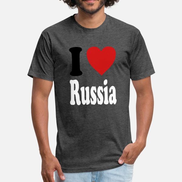 

i love russia variable colors t shirt men customized tee shirt round collar slim cute comfortable spring autumn slim shirt