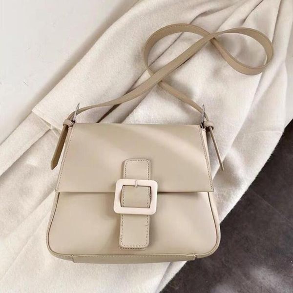 

shoulder bags vintage fashion square crossbody bag 2021 quality pu leather women's designer handbag high capacity messenger