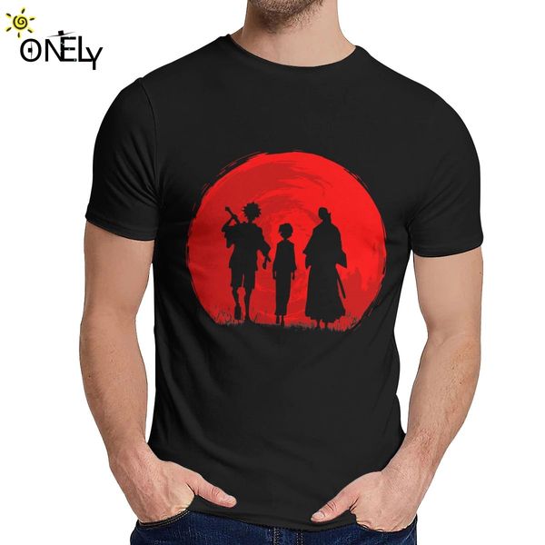 

boy t shirt japan samurai champloo fuu mugen jin soft slim harajuku classic round neck harajuku streetwear short sleeve