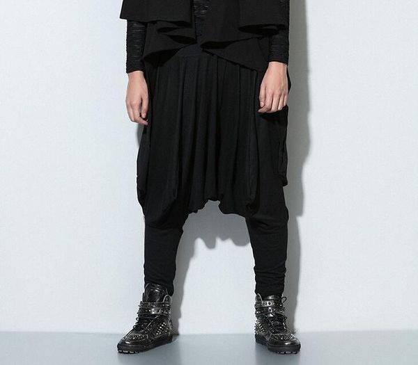 

свободный размер / hot / весна / осень мужская мода новый рок хип-хоп брюки досуг брюки, Black