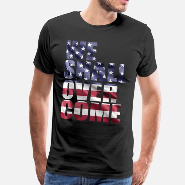 

we shall overcome t shirt men anti-wrinkle short sleeve size s-3xl normal anti-wrinkle authentic spring autumn cool shirt