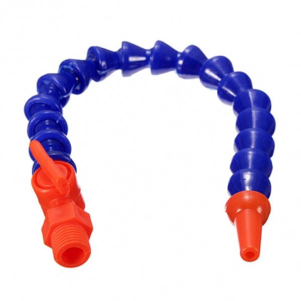 

round nozzle flexible plastic water oil coolant pipe with switch