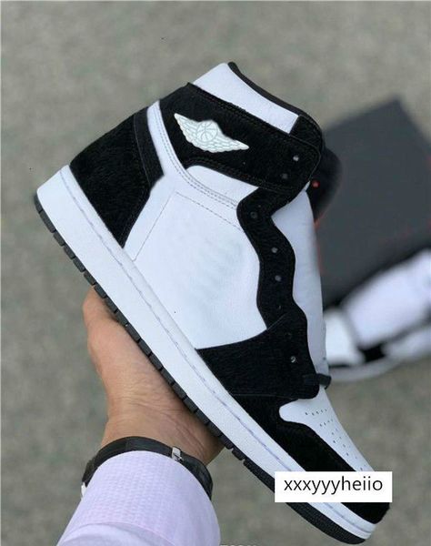 

wholesale high og wmns basketball shoes 1 1s panda color mens black white outdoor sports sneakers