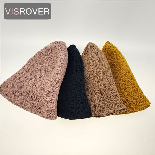 

visrover 4 colorways summer bucket cap women chenille big hat spring hat cool outdoor sports aurtumn winter ladies beach sun, Blue;gray