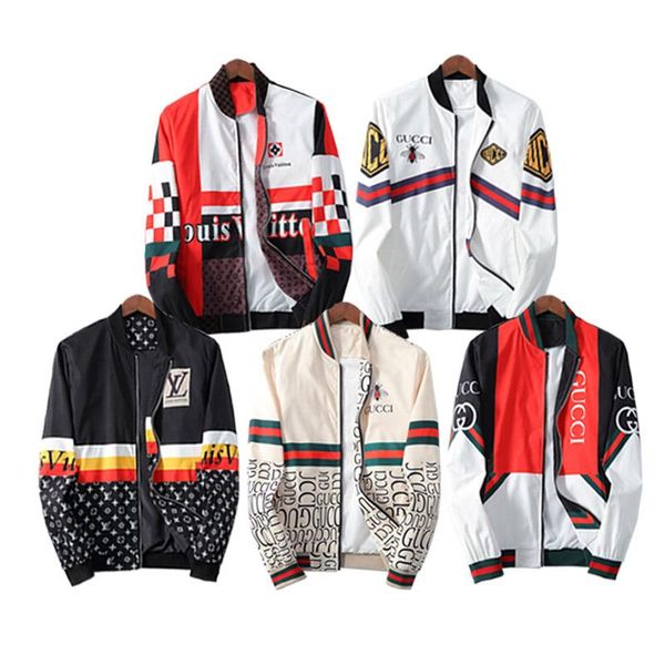 

2020 mens designer jacket coat letters printed luxury mens hoodie casual pullover sport coat outdoor windbreak clothing, Black;brown