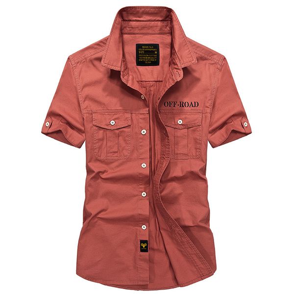 

summer cotton men's short-sleeved shirt outdoors camping tactical army fishing trekking travel training sport casual camisa, Gray;blue