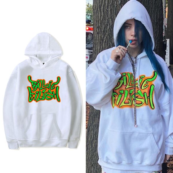 

Mens Womens Billie Eilish Fashion Streetwear Hoodies Sweatshirts Casual Hooded Pullover Long Sleeve Sport Hip Hop Hoodies Tops