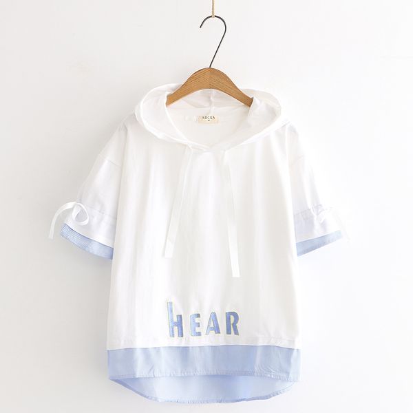 

student gilrs short sleeve &tees 2020 new arrival soft cotton material meshable, Blue