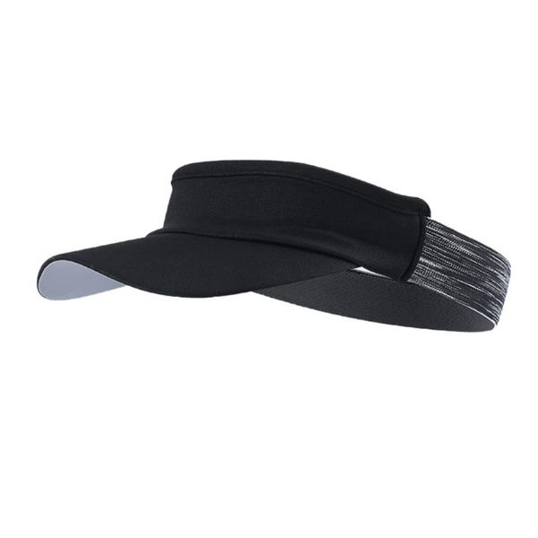 

men women hat outdoor sports visor cap ultralight running camping beach anti uv summer empty hiking quick dry sunscreen, Blue;gray