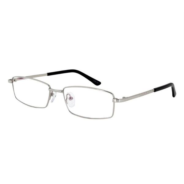 

half rim distance glasses -0.25 to -6 lenses mens womens silver color frame spectacles classic half-rim nearsighted eyewear new, Black