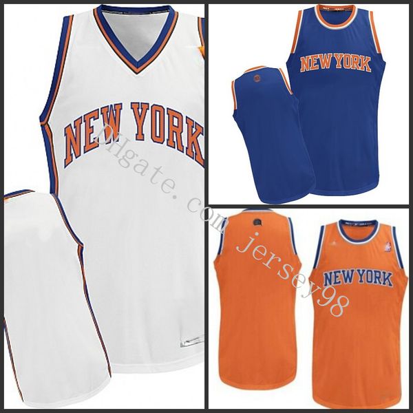 

new york knicks men blank white nba men red jersey, Black