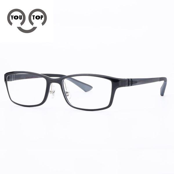 

younew arrival optical frames male's myopia eye glasses ultem eyewear men's sport's eyeglasses 2106, Black
