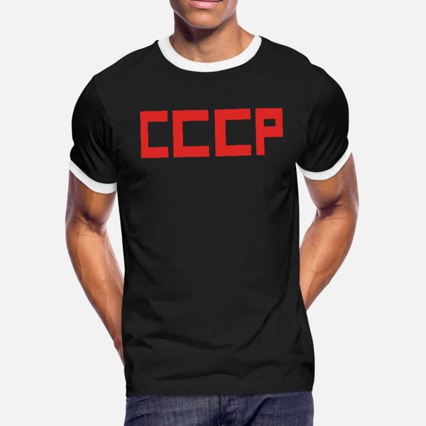 

cccp t shirt men designer tee shirt o-neck male interesting fashion spring novelty shirt