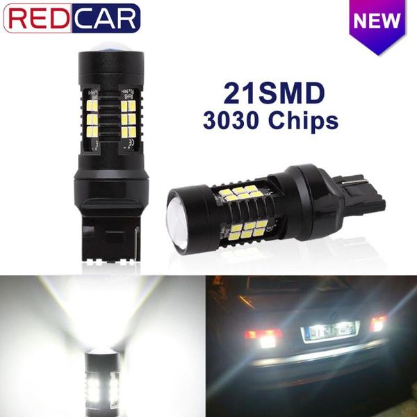 

2pcs t20 led 7440 7443 srck bulb w21w w21/5w led t25 3156 3157 p27/7w 21 smd 3030 auto reverse backup drl car turn signal light