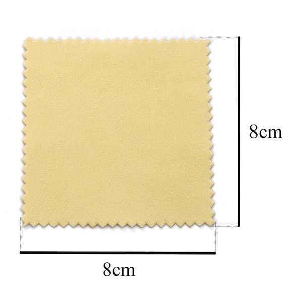 

10pcs 50pcs 8x8cm sterling silver color cleaning cloth polishing cloth soft clean wipe wiping cloth of silver gold jewelry tools