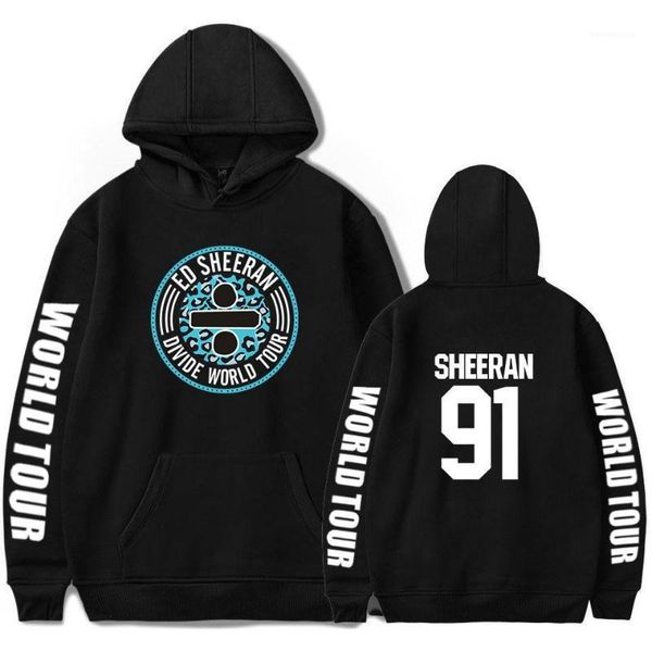 

hoodies men women hooded letters harajuku sweatshirts ed sheeran usa fashion teenage boy, Black