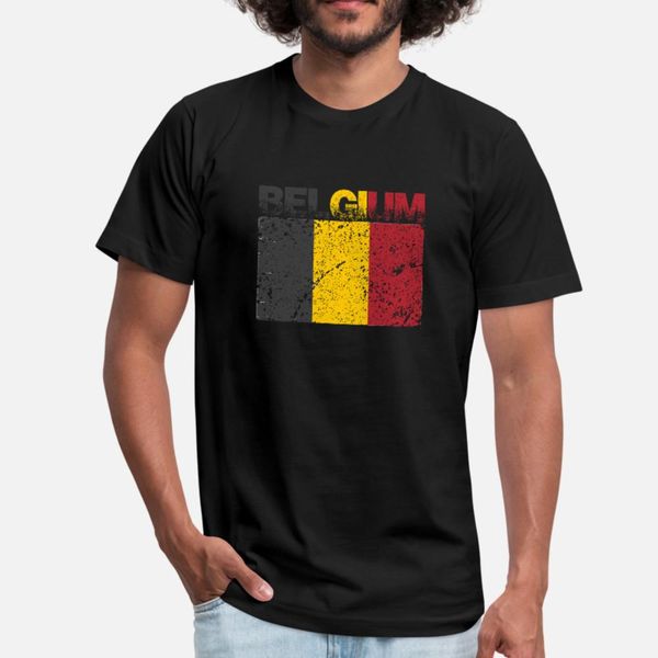 

belgium wins present t shirt men customize cotton euro size s-3xl fit loose authentic spring autumn leisure shirt