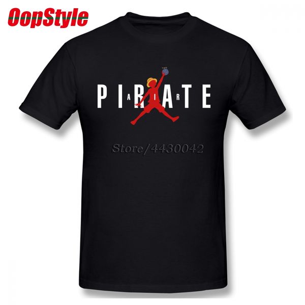 

one piece anime pirate t-shirt for men plus size cotton team tee shirt 4xl 5xl 6xl camiseta