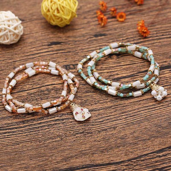 

new fashion charms bracelets for women green color square crystal beads baroque pearl charm bracelet, Golden;silver