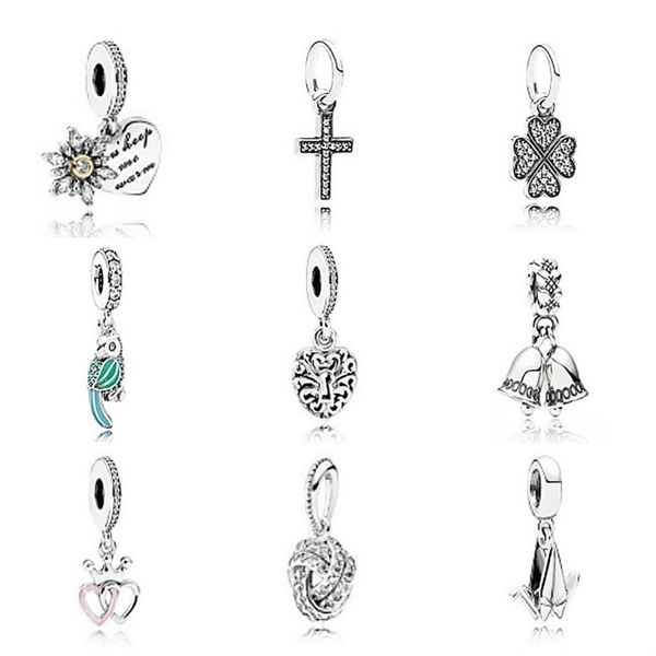 

fashion 100% 925 sterling silver family dad mom charm beads pendants 792012cz 791310cz 791309cz 791903enmx 791876cz 791230 791963cz 791953, Black