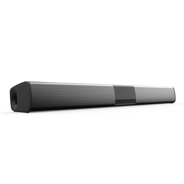 Freeshipping 20W TV SoundBar Wired Sem fio Bluetooth Speaker Hifi Stereo Home Theater Sound Bar Subwoofer Coluna para Smart Mobile PC PC