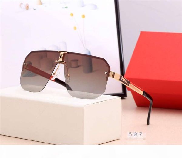 

summer men womens designer sunglasses fashionable sunglasses adumbral goggle driving glasses uv400 model 110 5 colors with box, White;black