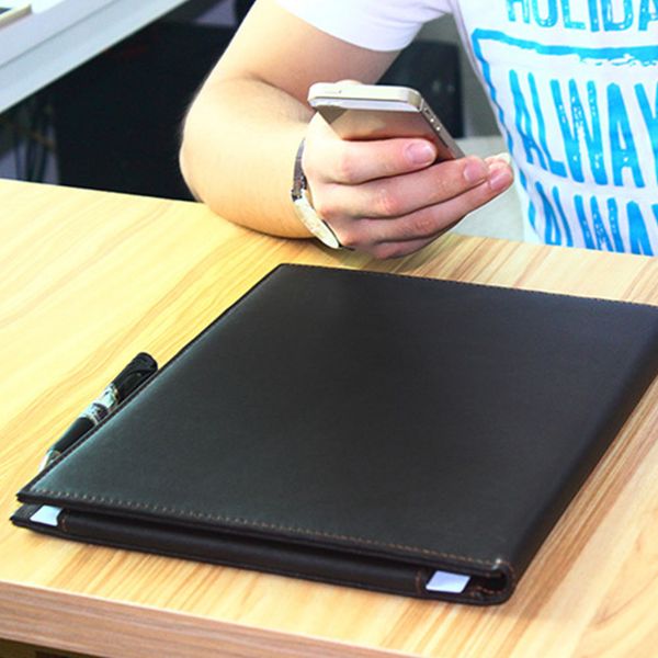 

pu leather conference protective a4 stationery business file folder portable