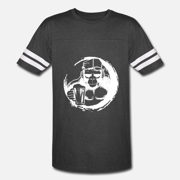 

monkey and beer t shirt men designs tee shirt crew neck fit sunlight new fashion summer novelty shirt