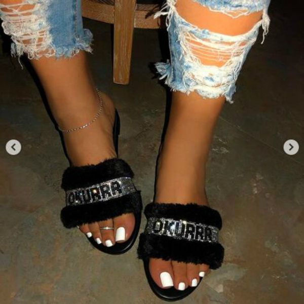 

2020 flat sandals women summer shoes female beach slippers babe print sandals ladies bohemian flip flops sandales femme 42, Black