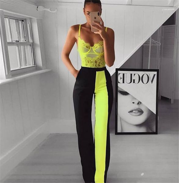 

skinny womens bodysuit casual style female rompers new sashes flowers printed womens jumpsuits, Black;white