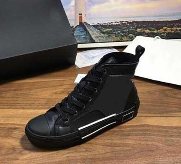 

2020 new limited edition custom printed canvas, fashion versatile high and low shoes, with original packaging shoe box delivery 34-45 s02, Black