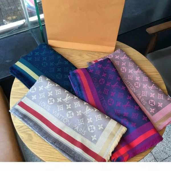 

autumn winter scarf fashion ladies luxury silk wool large square scarf 60% silk 40% wool soft and smooth shawl 140*140, Blue;gray